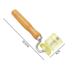 Professional Seam Solid Roller PU Flat Press Wheel Wallpaper Bearing Tools Construction Special (style)