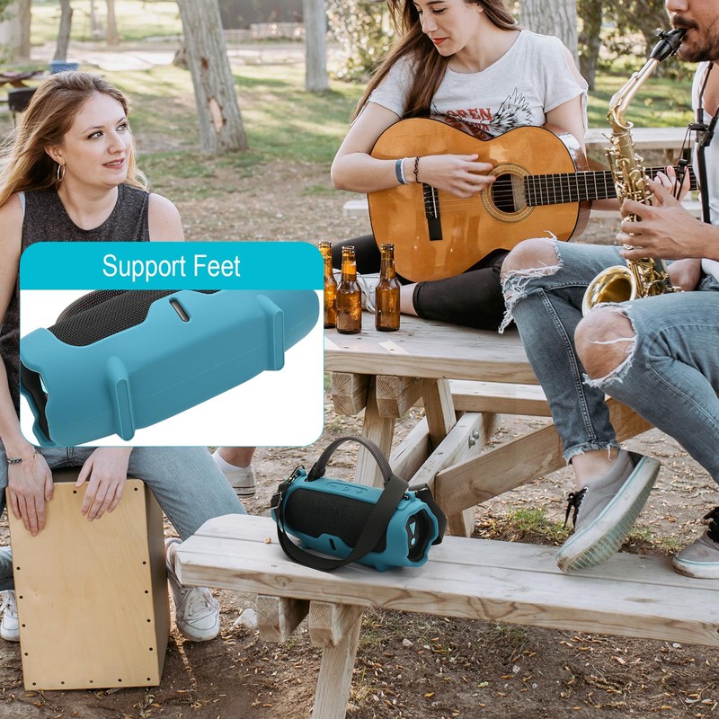 TXEsign Silicone Case Cover for JBL Charge 6- Portable Speaker,