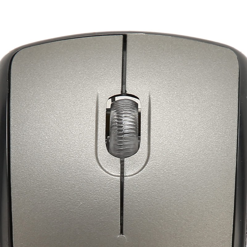 Akozon Folding Wireless Mouse, Receiver for PC Laptop Foldable Computer