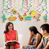 15Pcs Mexican Fiesta Party Decorations Hanging Swirl Decorations Cinco De
