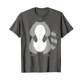 Racoon Shirt Adult Kids Men Women Racoon Costume T-Shirt