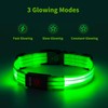 Light Up Dog Collars, LED Dog Collar Light Adjustable USB