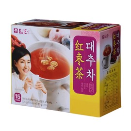 Korean Rhinoceros Korean Traditional Tea Damto Jujube Tea (Powder) 0.5 oz (15 g) x 15 Packs