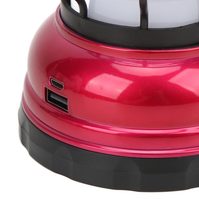 LED Camping Lantern USB Rechargeable Solar Powered Camping Light for