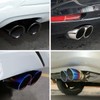 MOCNT Car Exhaust Tail Pipe Stainless Steel Car Exhaust End