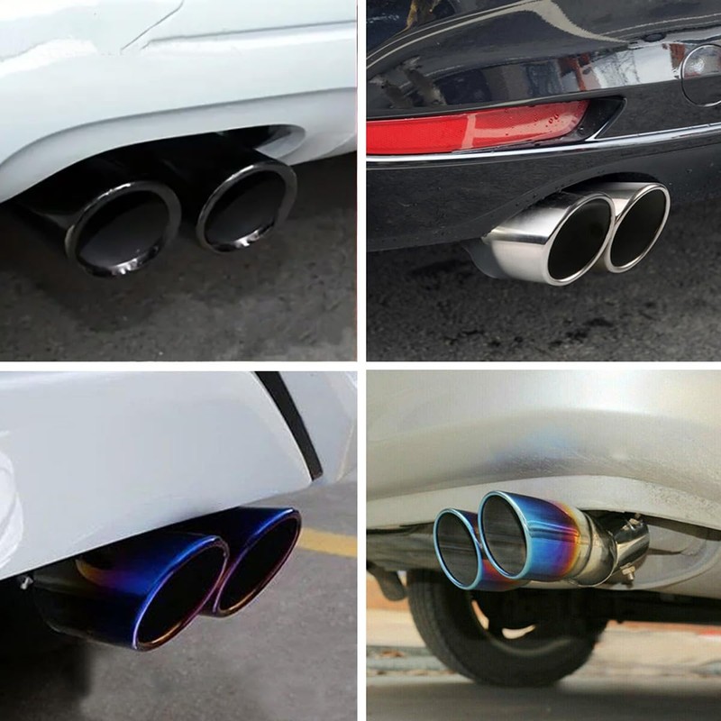 MOCNT Car Exhaust Tail Pipe Stainless Steel Car Exhaust End