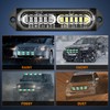 Nilight 8PCS Led Strobe lights 12LED Green white Emergency Light
