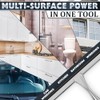 Stainless Steel Shower Squeegee with Silicone Blade and Hook