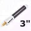 i305mph SILVER CARBON FIBER STUBBY SHORT ANTENNA 3" FOR GMC