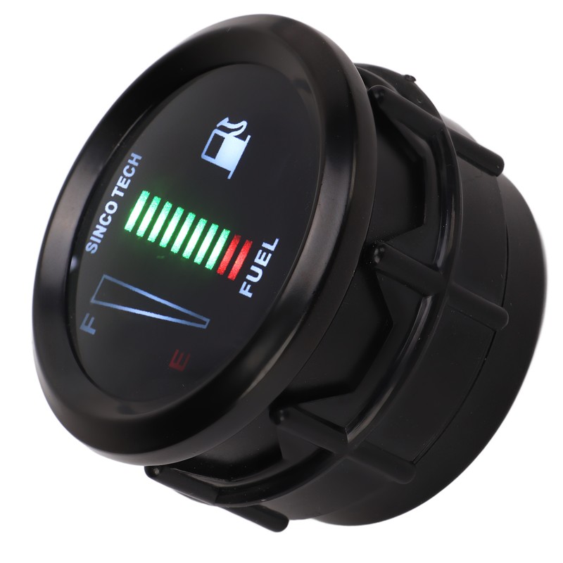 52mm Oil Fuel Level Gauge Meter Indicator LED Flashing Reminder
