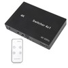 4Kx2K HD Multimedia Interface Switch 4X1 Mouse Keyboard Control Video