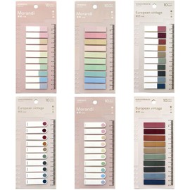 1200 Piezas Adhesivas De Tamaos 60 colores, Pestaas De Indice Adhesivas Para Escribir Y Reposicionar, Banderas Para Pginas o Marcadores De Libros,... 