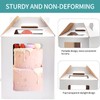 KBG Cake Boxes 6pcs 10x10x12 & 12x12x14 Inches With Window