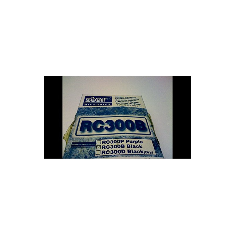 Star 80981611 RC300B Black Nylon Ribbon Fits SP300 1.6 Million