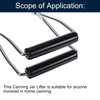 sourcing map 1Pcs Canning Jar Lifter Tongs, Electroplate Jar Lifter
