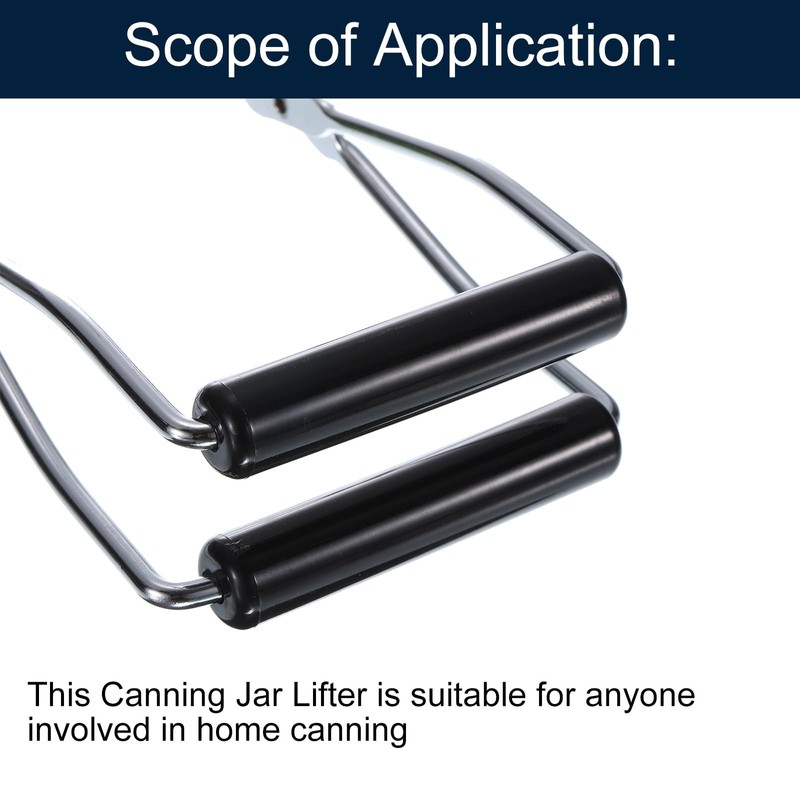 sourcing map 1Pcs Canning Jar Lifter Tongs, Electroplate Jar Lifter
