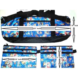 Unbranded Mahjong Mahj Mahjongg Carry Empty Bag + Two Bags Purses for Tiles + Bag for Rack