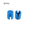 uxcell 50pcs Tactile Push Button Switch Caps 4.6x5.5mm for 6x6x7.3mm