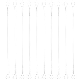 GLADFRESIT 10 Pcs Cheese Slicer Wire, Stainless Steel Butter Cutter Wire, Cheese Wire Replacement Kit for Home Kitchen 5.7 Inch