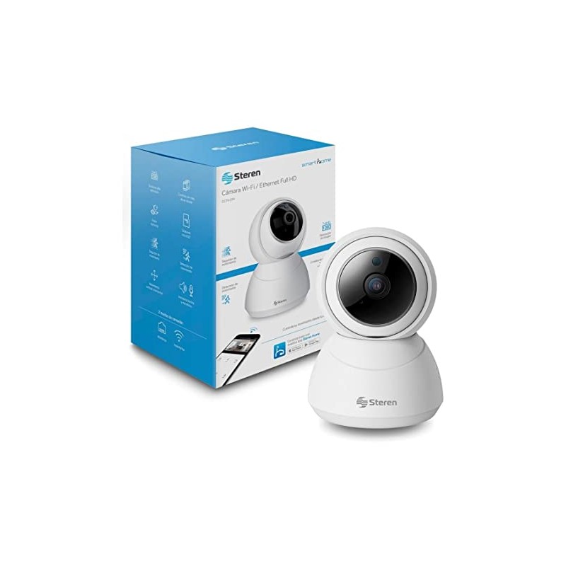 STEREN Cámara de Seguridad Wi-Fi Full HD robotizada con seguidor