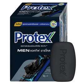 Active Charcoal Bar Soap (Pack of 4) Compatible With Protex For Men,Men's Soap, Face and Shave, Max Cool Soap 2.11 oz./60g.