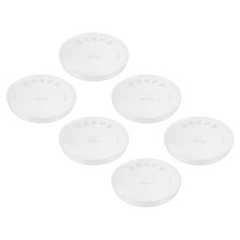 PATIKIL 110mm OD Flush Type Hole Plugs, 8 Pack Post Tube Hole Fastener Cover Pipe End Cap for Pipeline Protection, White