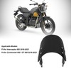 Motorcycle Windshield Windscreen Noise Reduction Protective Wind Deflector for Interceptor