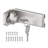 StickNGo 90 Degree Sliding Door Lock, Security Right Angle Hasp
