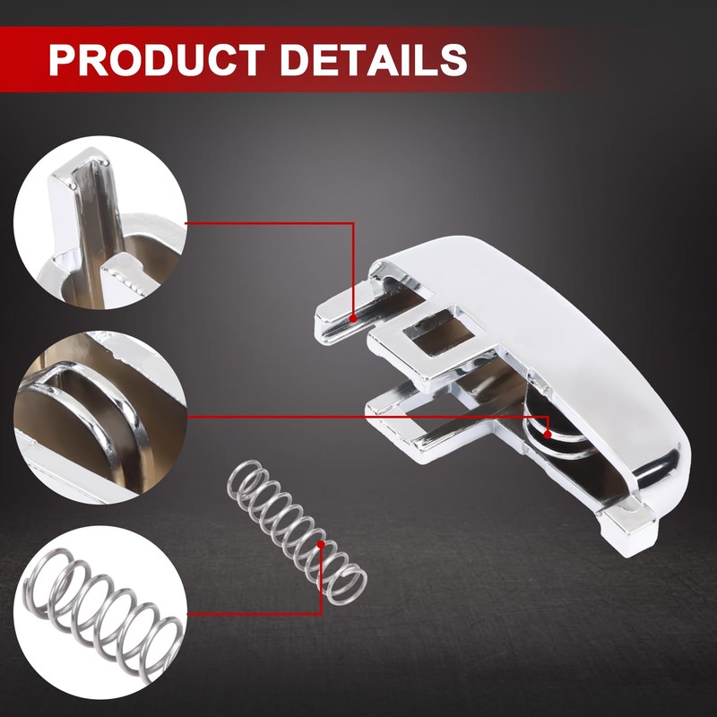 Flydida Alloy Handbrake Button Switch with Spring Handbrake Knob Handbrake
