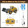 Remote Control Wheel Loader Toy, RC Sprocket Loader with Light