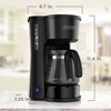 BLACK+DECKER CM0755BZ 4-in-1 5-Cup* Station Coffeemaker, Black, 5 Cup