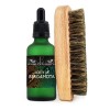 Kit Aceite Bergamota 50 Ml Cepillo Café Militar Tallado A