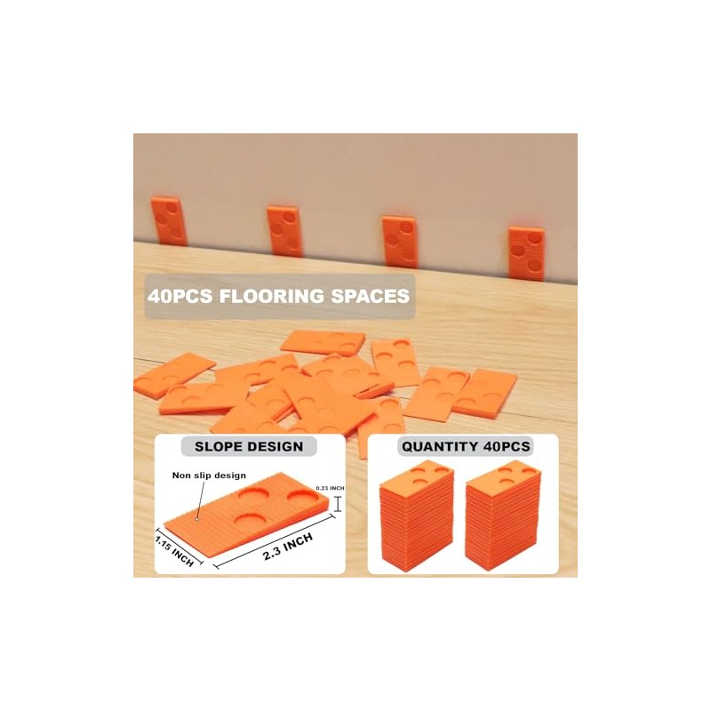 Laminate/Vinyl Flooring Tools, WHLLING 43PC Laminate Wood Flooring Installation Kit-