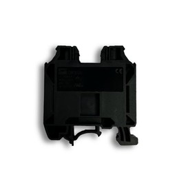 Dinkle DK35N-BK Black Block DIN Rail Terminal Block Screw Type UL 600V 150A 1/0-12AWG, Pack of 5