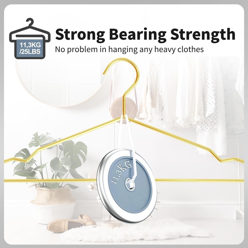 SPECILITE Metal Wire Clothes Hangers Bulk 100 Pack with Notches