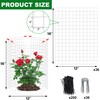 winemana 12 Set Garden Plant Protector Cage, 16x12 in Metal