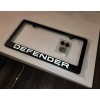 Custom Reflectivd Defender License Plate Frame Real Carbon Fiber W/