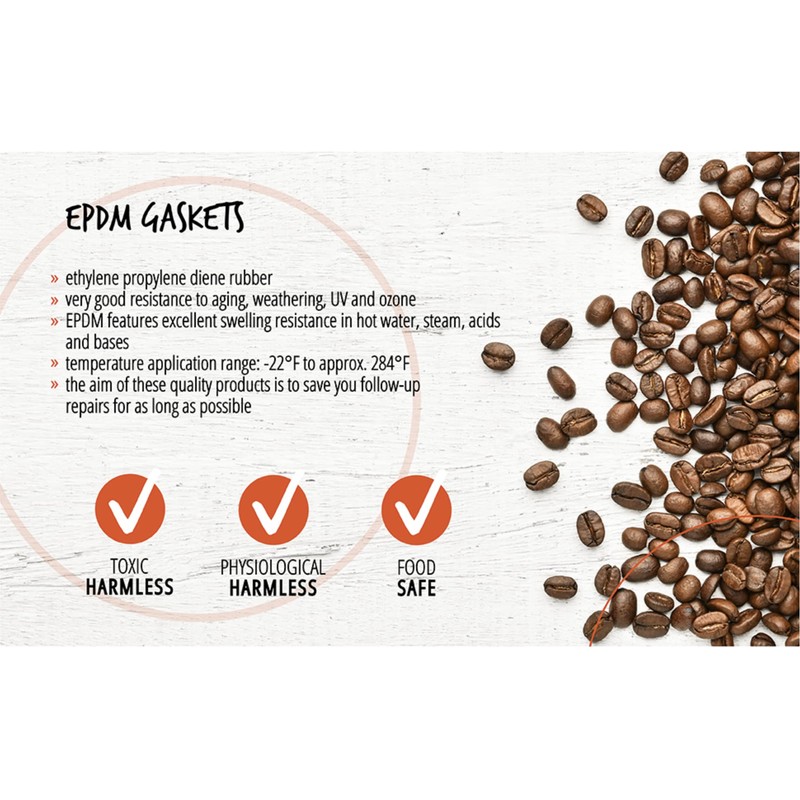 namroh.HC® Juego de juntas compatible con La Pavoni Professional, Stradivari