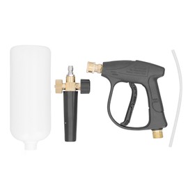 Foam Gun Adjustable Nozzle Brass Anti Leakage 33oz 1/4in Pressure Washer Gun for Car Washing