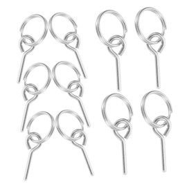 DOITOOL Camping Tent Accessory Set 10 Pieces Tarpaulin Tent Clips Wear-resistant Rope Pin Universal Outdoor Tent Connection Pin