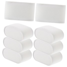 COLLBATH 8pcs Watch Display Pillow Bangle Display Stand Soft Pillows Bracelet Watch Cushion Pillow Watch Storage Pillows Single Watch Winder Black Pillows Hut Round Jewelry White Man Nut