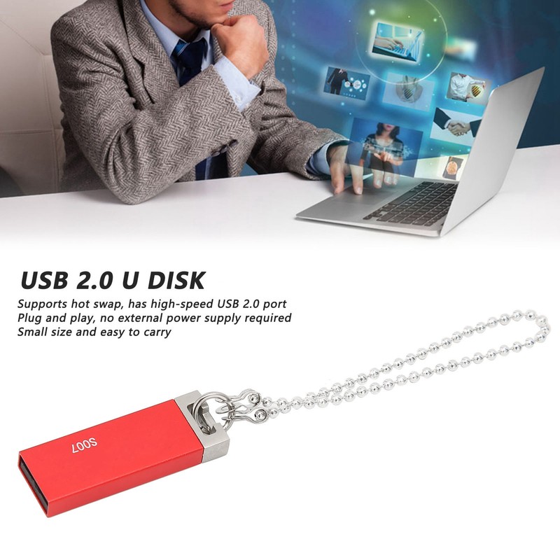 LAMYOO USB 2.0 U Disk Zinc Alloy Red High Speed