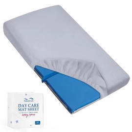 Coldwind Nap Mat Cover 19" x 45" x 4" – Soft Microfiber Sheet for ECR4Kids Folding Rest M