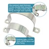 SHUNCHG 10pcs 35mm Pipe Clips U-Shaped Clamps 304 Stainless Steel,