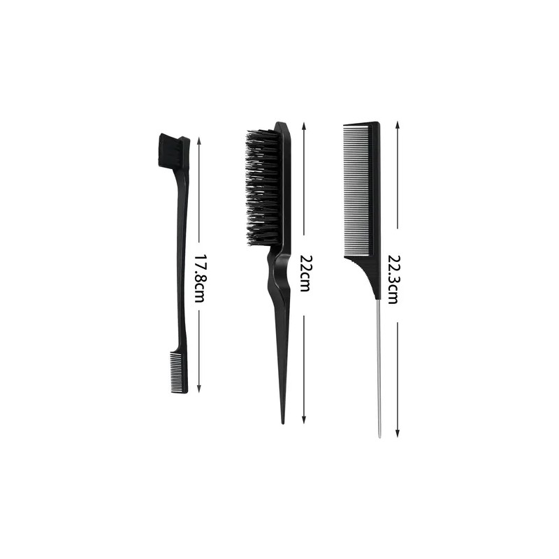 Peines Para Barbero Estilista Profesional Peinar Cabello 3pc