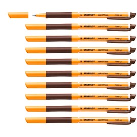 STABILO pointVisco brown pack of 10 - Rollerball