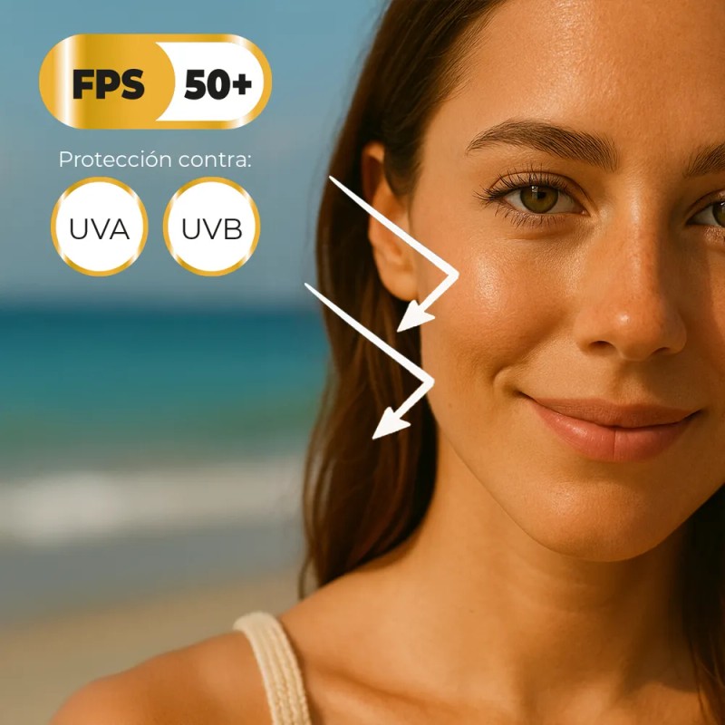Bloqueador Solar en Barra Cleoskin FPS 50+ Invisible Rostro Protección