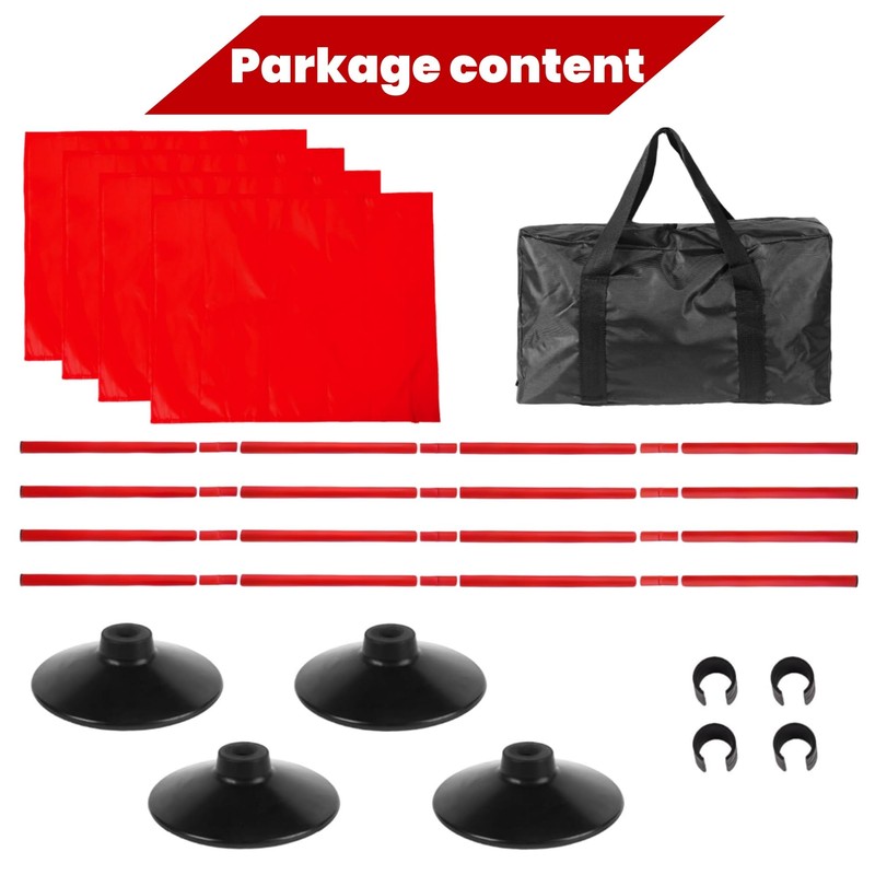 5FT Corner Flags for Soccer Field Set of 4 with