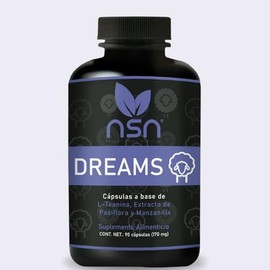 Dreams - 1 cpsula antes de ir a la Cama  con L-Teanina, Extracto de Pasiflora, Blsamo de Limn  90 caps                                                