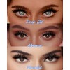 BEYELIAN 14 Pairs False Eyelashes Clear Band D Curl 9-18MM